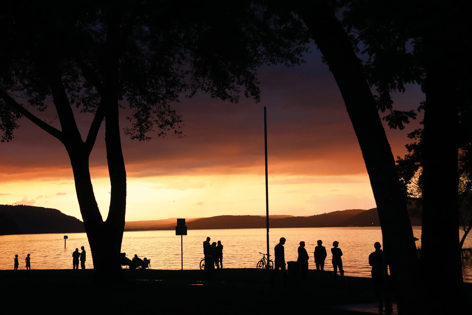 Sonnenuntergang am Bodensee