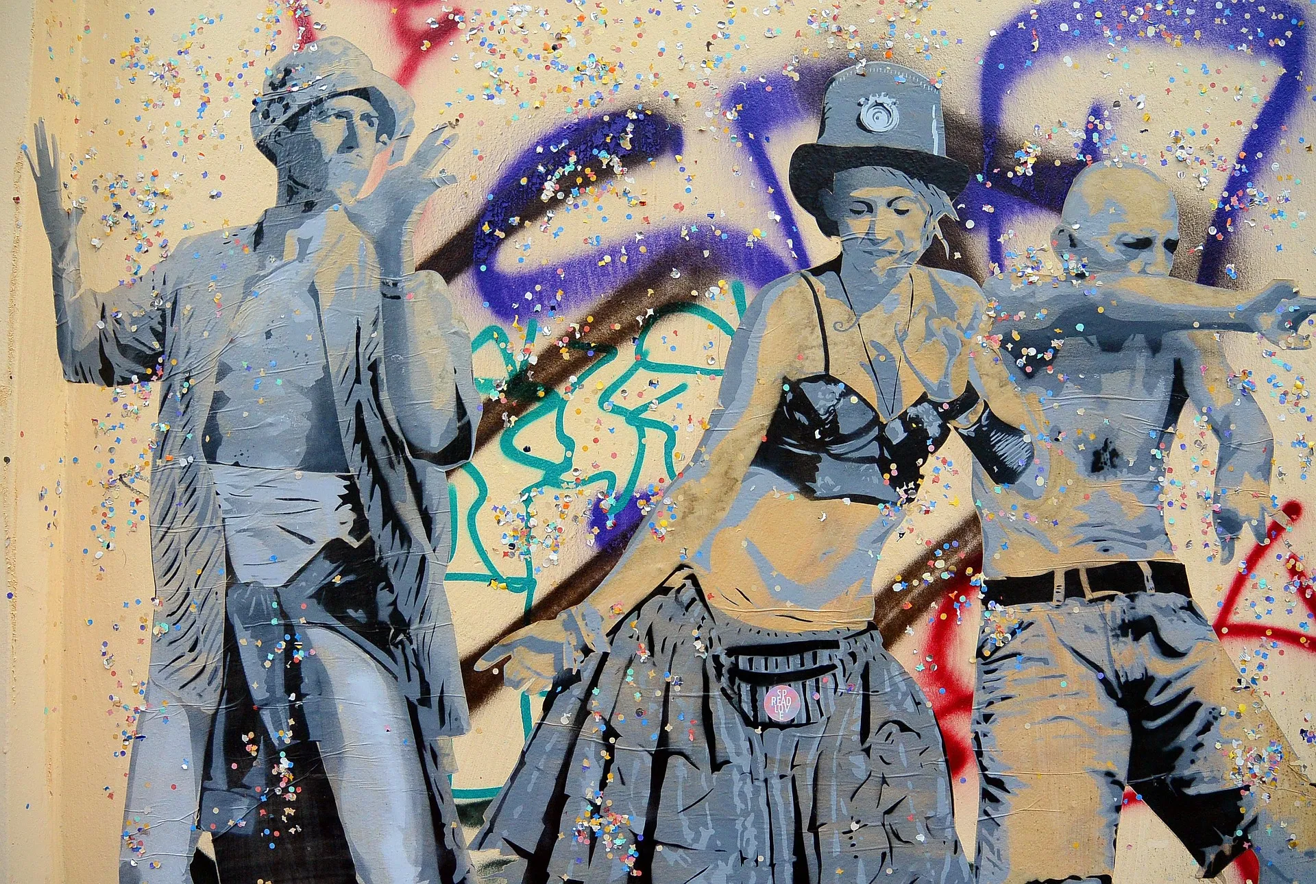 Quelle: Sarah_Lortscher/Pixabay Graffitti Berliner Mauer