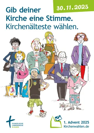 Quelle: Uwe Mayer Illustration zur Kirchenwahl