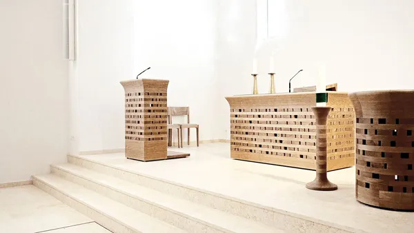 Quelle: Architektur: Kränzle Fischer-Wasels, Karlsruhe; Foto: Welle, Offenburg Katharinenkirche in Seelbach