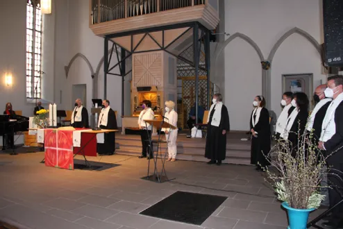 Quelle: KB Bretten-Bruchsal (mar) Bild vom Einführungsgottesdienst für den Gemeindeverband